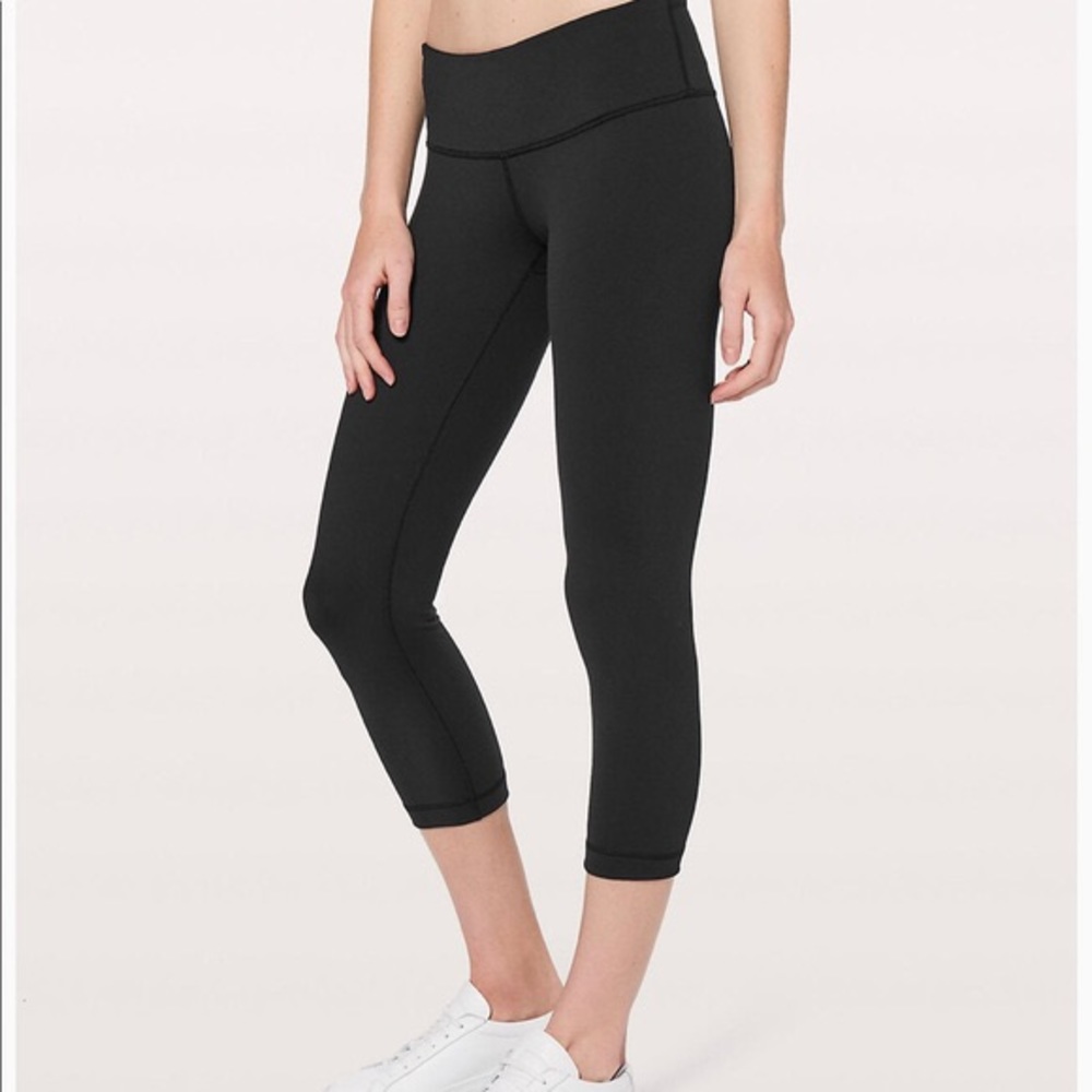 Lululemon Wunder Under Los Rise Crop Black